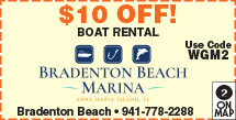 Special Coupon Offer for Bradenton Beach Marina